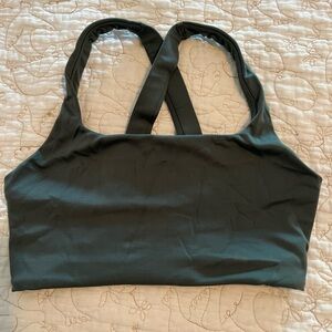 NOBULL Green Cross-Back Sports Bra - Women Intimates